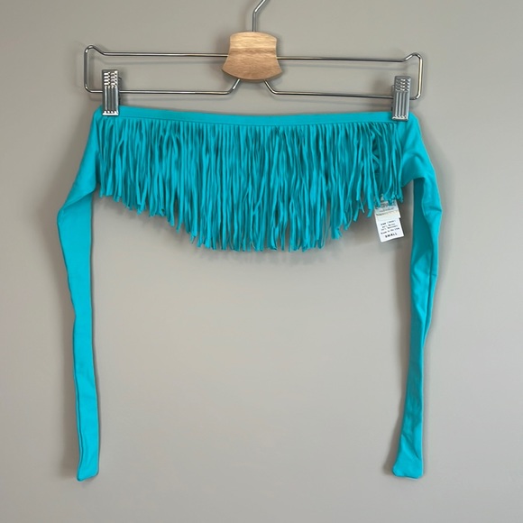 L*SPACE bandeau fringe bikini top - Picture 2 of 4